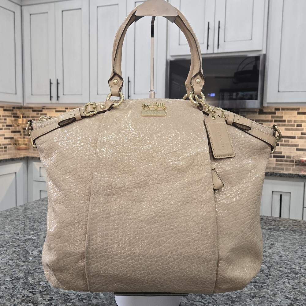Coach 1941 Beige Madison Sophia Satchel Y2K - Picture 3 of 16